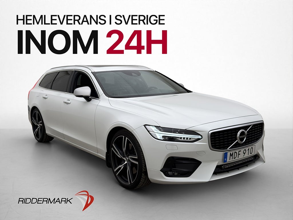Volvo V90 D5 AWD R-Design Pano B&W VOC Kamera 4-Zon Dragkrok