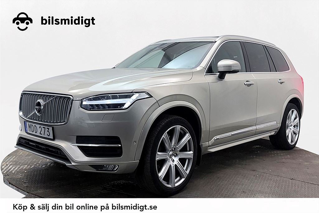 Volvo XC90 Inscription 7sits Drag Pano Navi 360° HUD Keyless