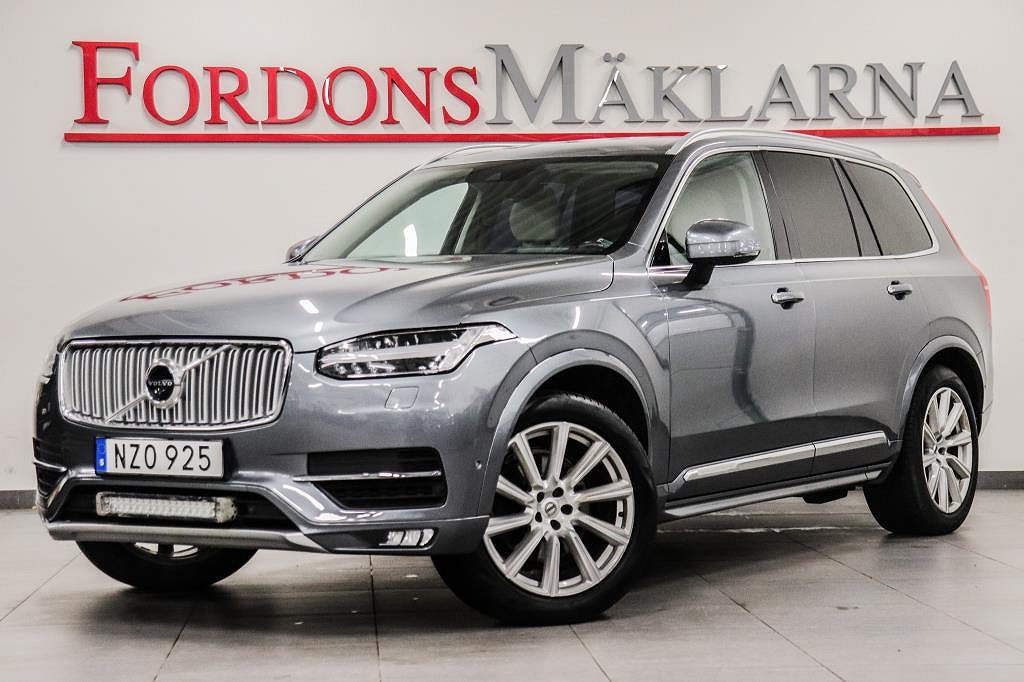 Volvo XC90 D5 AWD INSCRIPTION NAVI VÄRMARE 7-SITS HuD 360 BLIS