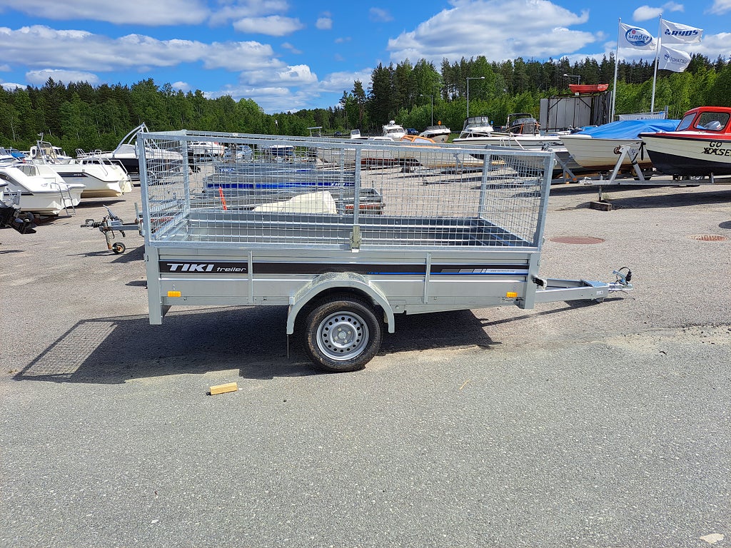 Tikitreiler 265 c  med kraftiga Gallergrindar ny svart färg 