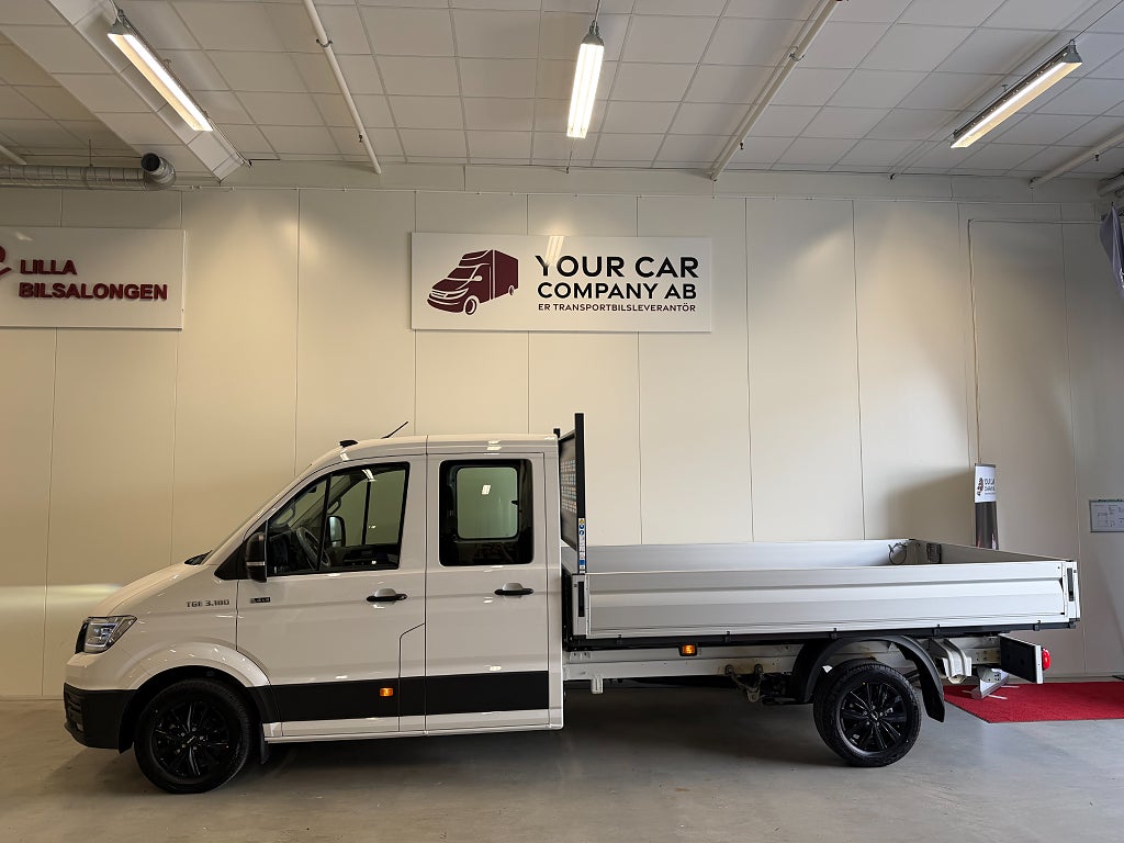 MAN TGE 3.180 4X4 Dubbelhytt 6-sits 4490 L4 Flak /599´+