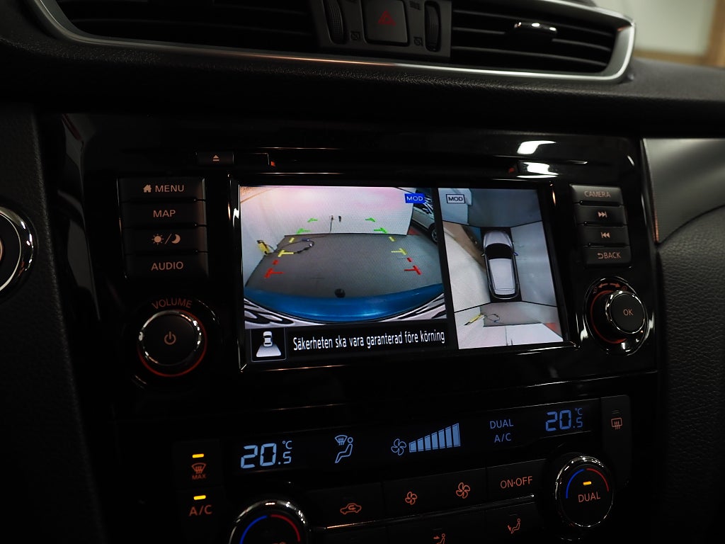Nissan Qashqai 1.3 DIG-T DCT 158hk Tekna Drag 360° Navi Skinn 19" 2021