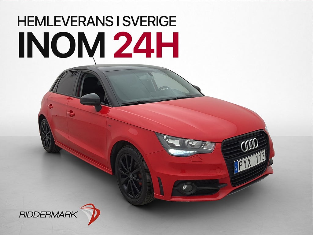 Audi A1 Sportback 1.6 TDI S-Line Värmare Farthåll Bluetooth