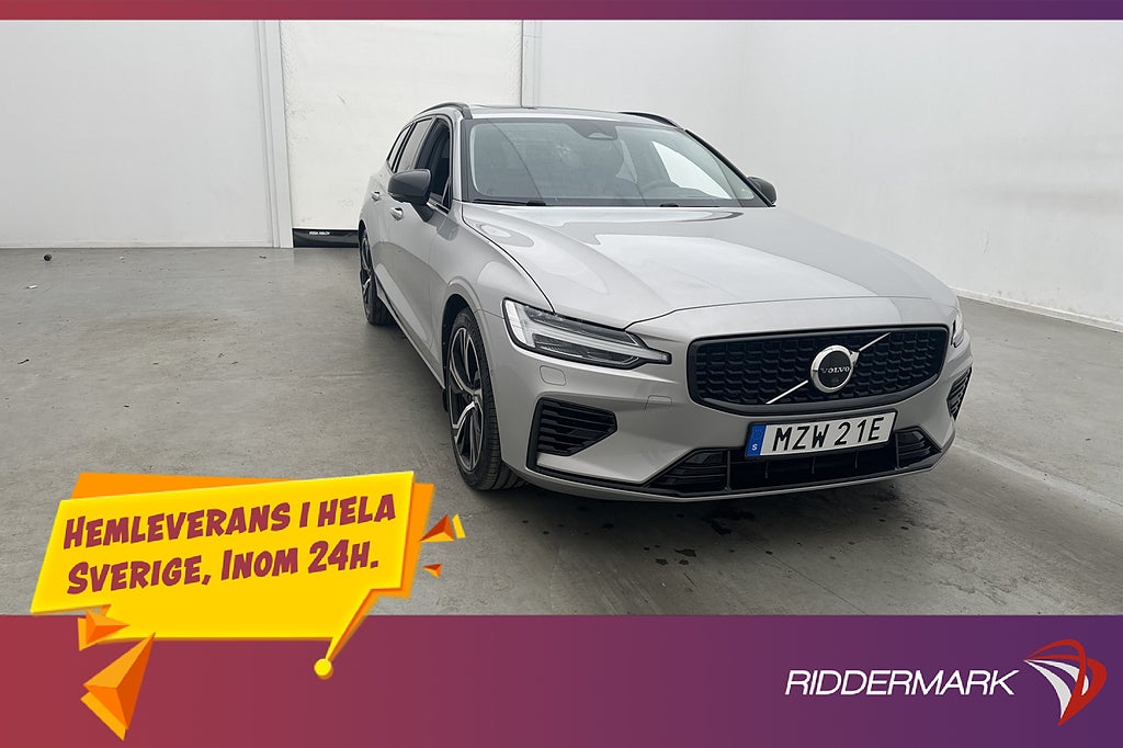 Volvo V60 Recharge T6 AWD Ultimate Dark Värmare Pano H/K 360