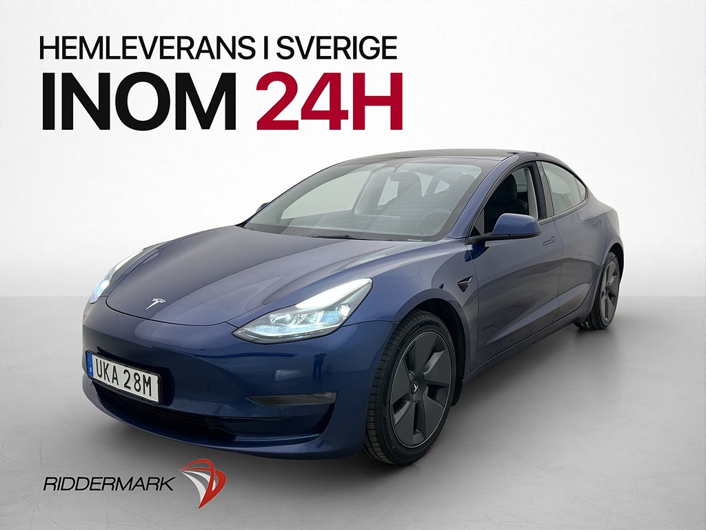 Tesla Model 3 Long Range AWD Autopilot Svensksåld 2-Bruk