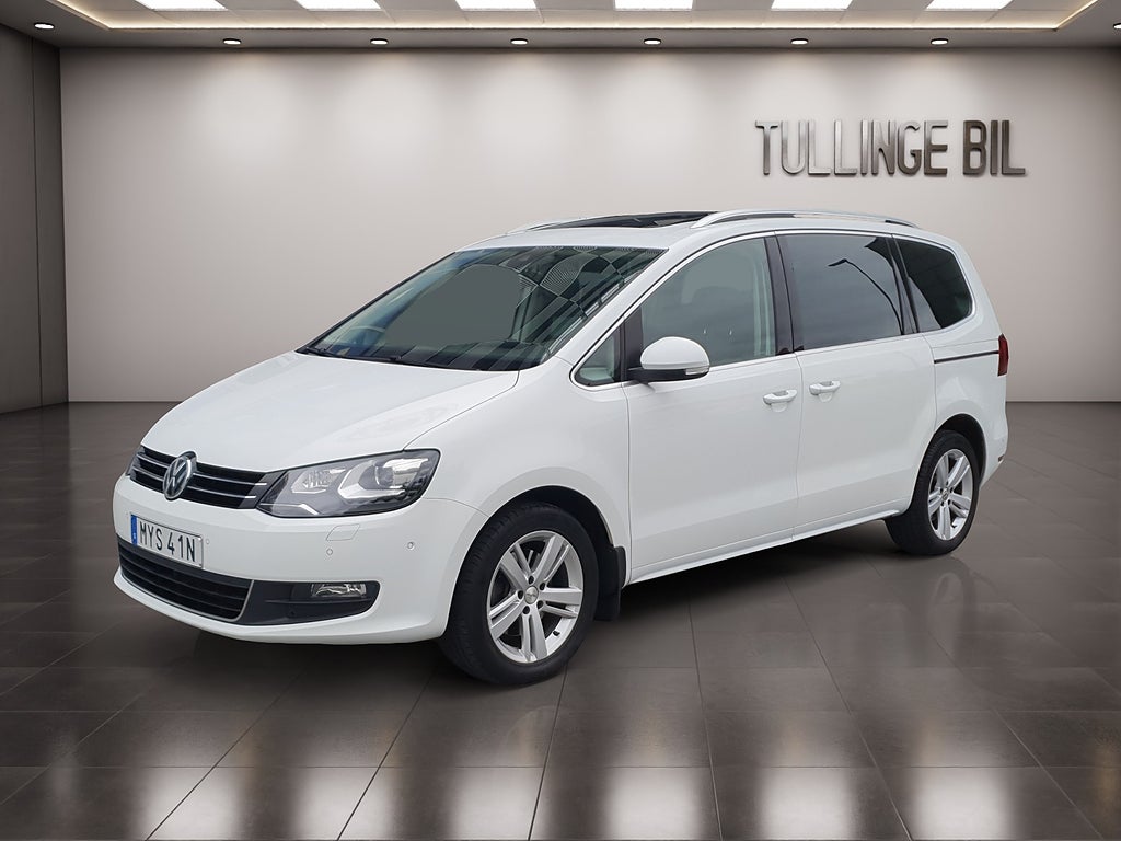 Volkswagen Sharan 2.0 TDI 7-Sits Aut Premium Värmare Panorama Navi Drag 