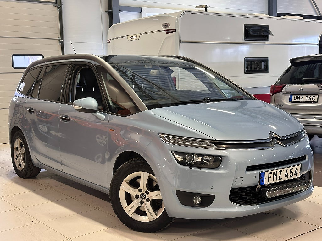 Citroën Grand C4 Picasso 2.0 HDi 150hk EAT 7-sits Exclusive Dragkrok, Bakkamera  thumbnail