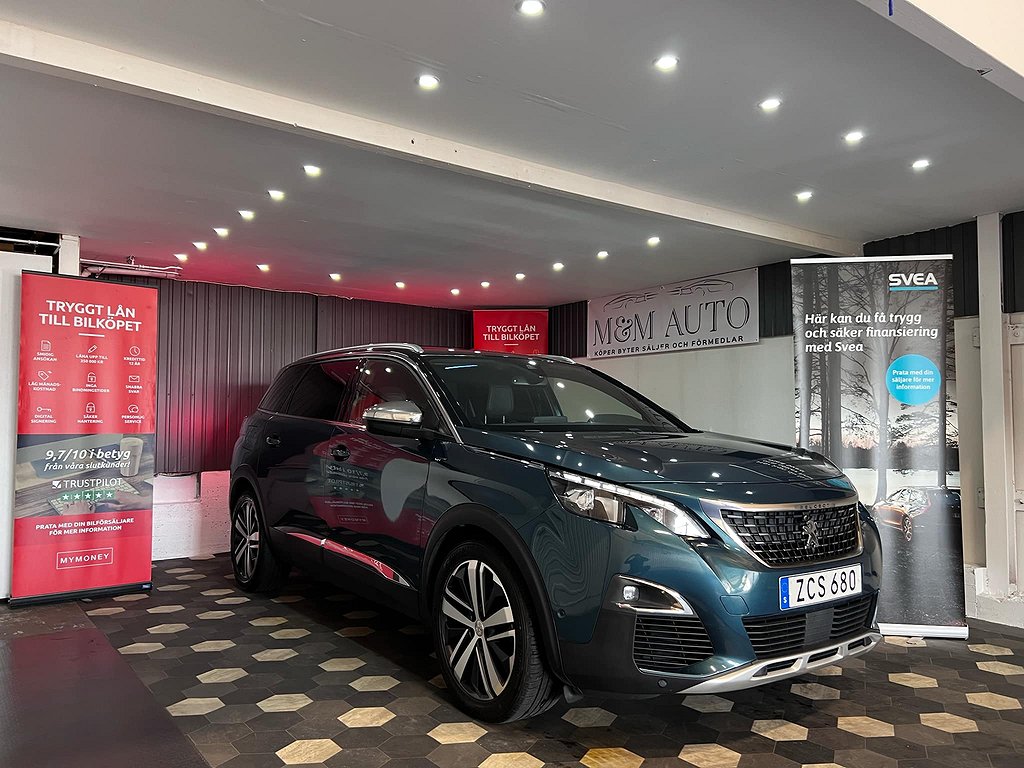 Peugeot 5008 2.0 BlueHDi,GT-LINE, 7 Sits,Drag, Panorama tak 