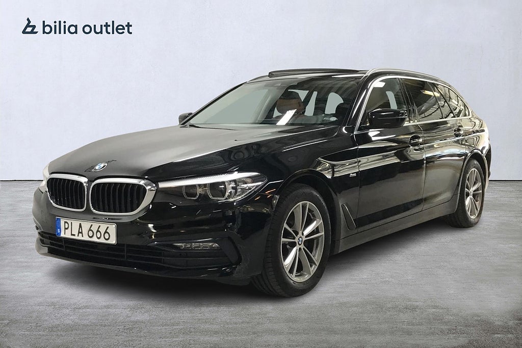 BMW 520d Touring Steptronic Sport line 190hk Panorama Navi B-kam