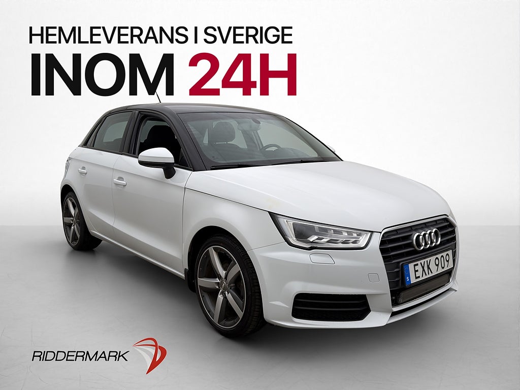Audi A1 125hk Proline, Sport Edition M/K Värmare Farthållare