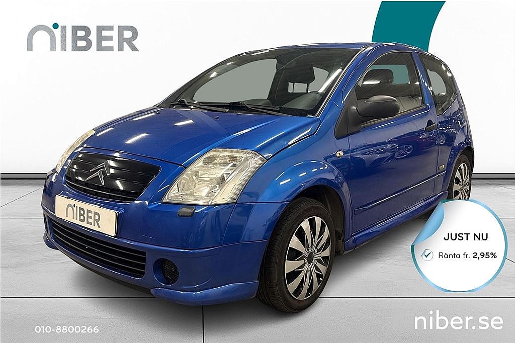 Citroën C2 1.4 VTR 74hk, FR 2,95%, NYBESIKTIGAD