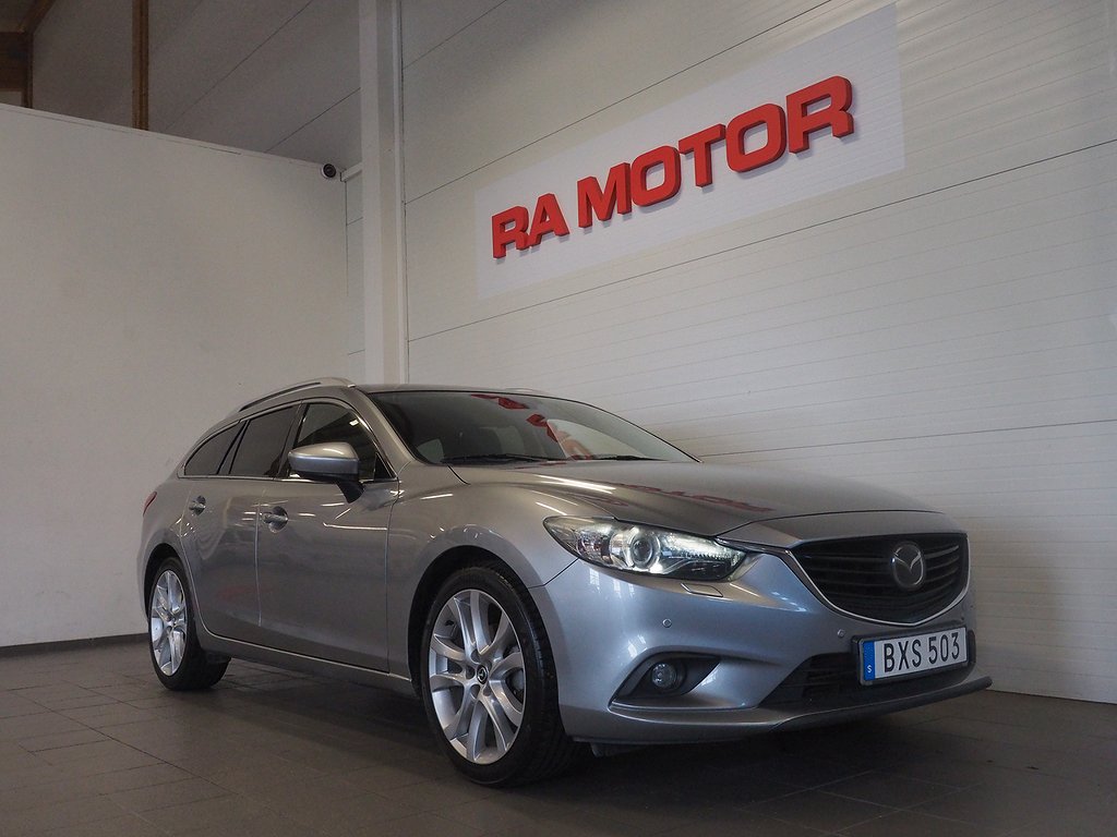 Mazda 6 Wagon 2.2 SKYACTIV-D 175hk Optimum | Drag | Navi | 2014