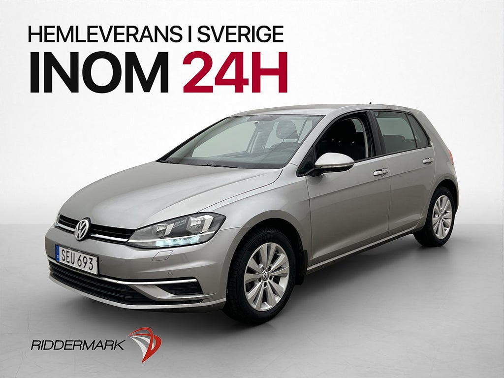 Volkswagen Golf 1.0 TSI 110hk Sensorer CarPlay Adaptiv-Fart