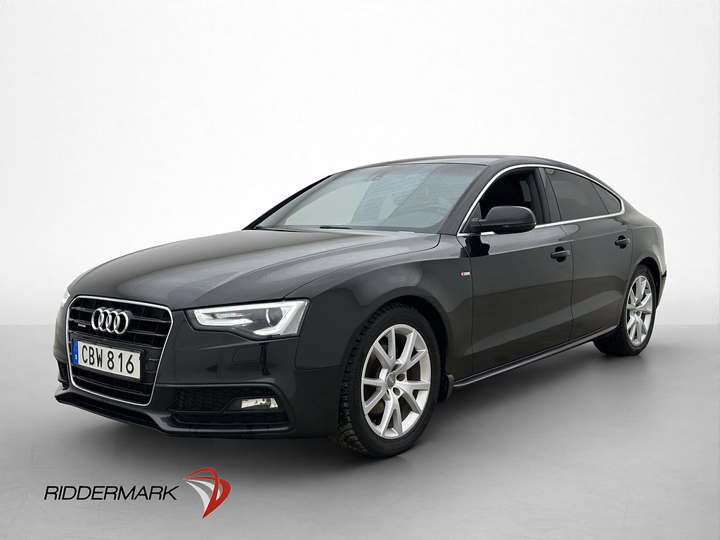 Audi A5 Sportback TDI Q 190hk S-Line P-Sensorer