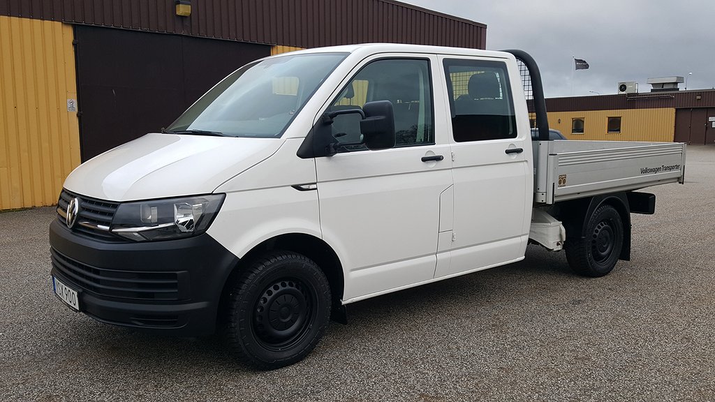 Volkswagen Transporter 2.0TDI Dubbelhytt Pickup Chassi Flak