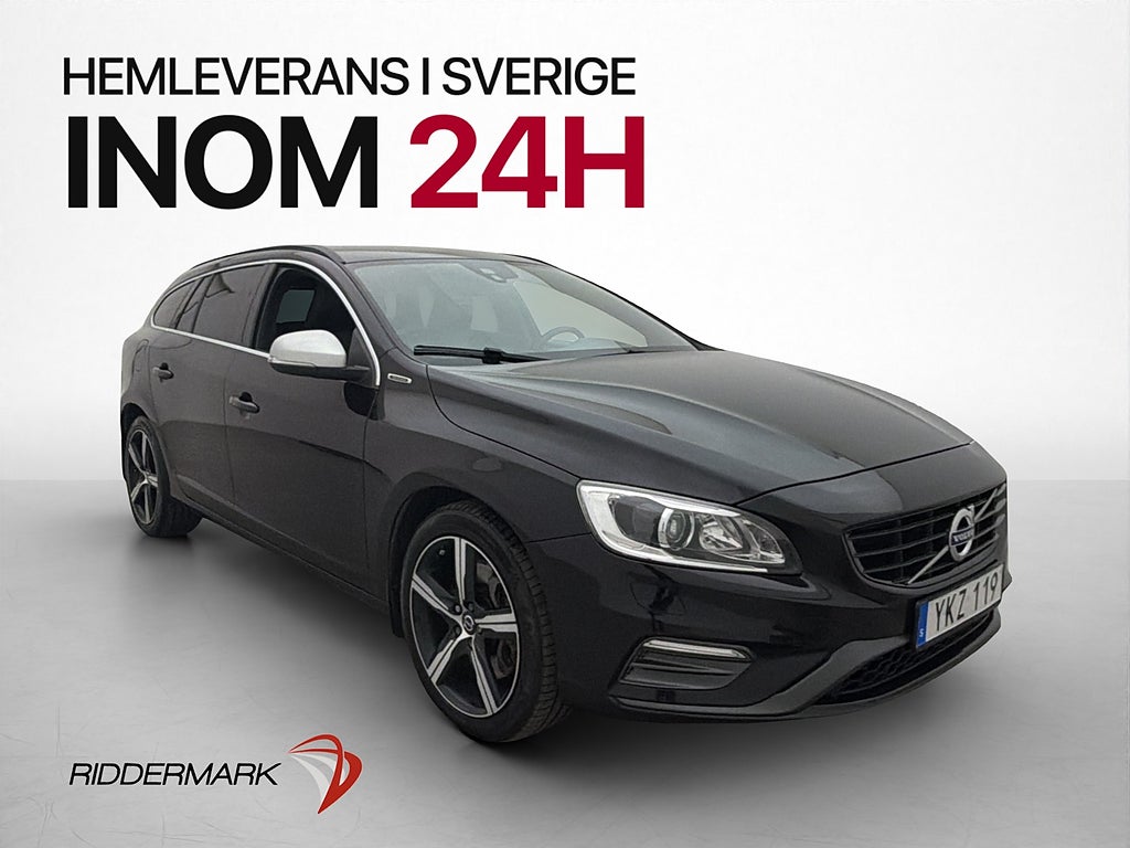 Volvo V60 D5 AWD R Design Värmare VOC 0,18l/mil ISOFIX Kombi