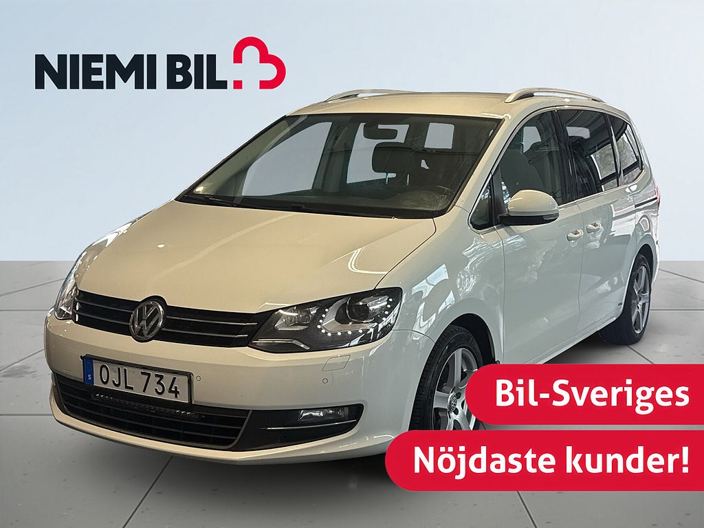 Volkswagen Sharan 2.0 TDI 4Motion GT 7-Sits/D-värm/Drag/Kamera/SoV-däck