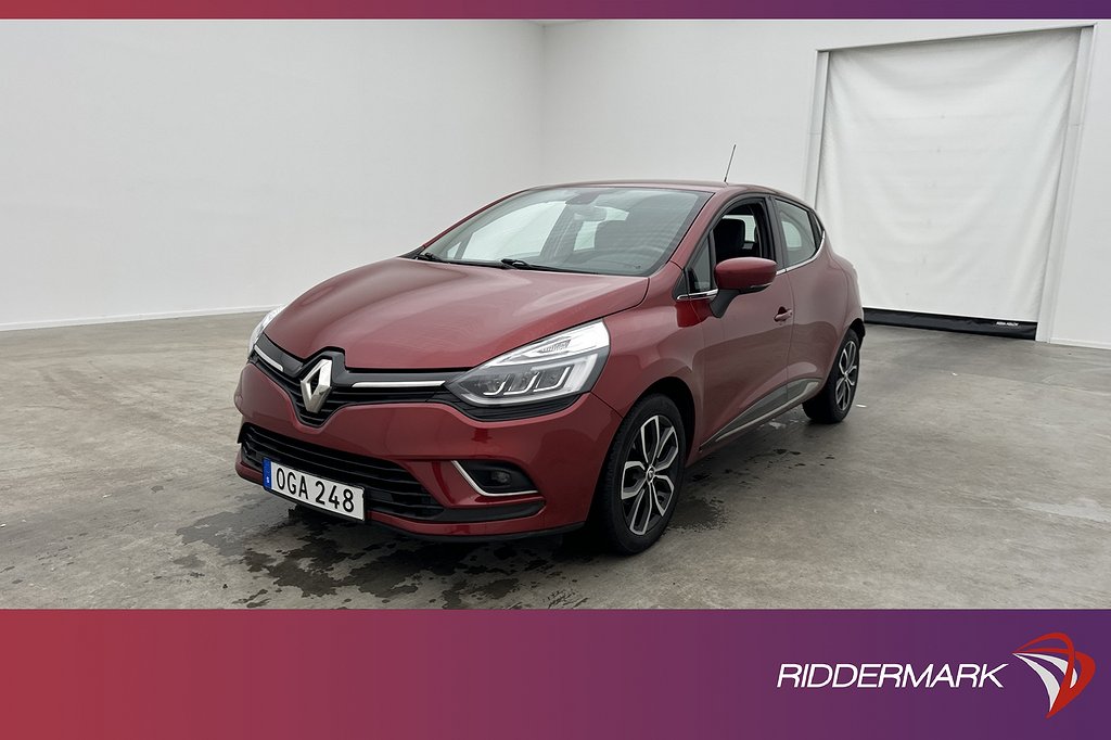 Renault Clio 0.9 TCe 90hk Intens Sensorer Navi Halvskinn