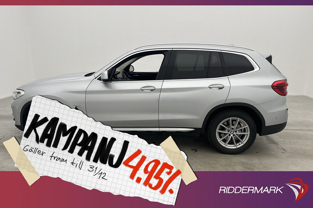 BMW X3 xDrive20d 190hk X-Line 360º H 4,95% Ränta