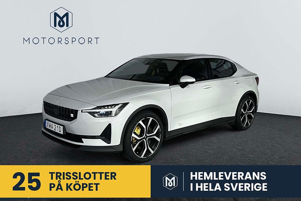 Polestar 2 Long Range 476hk Perform DRAG Farthållare 20" Elstolar