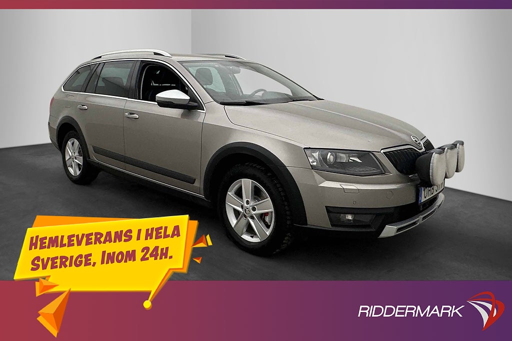 Skoda Octavia 1.8 TSI 4x4 Premium Värmare Drag Canton
