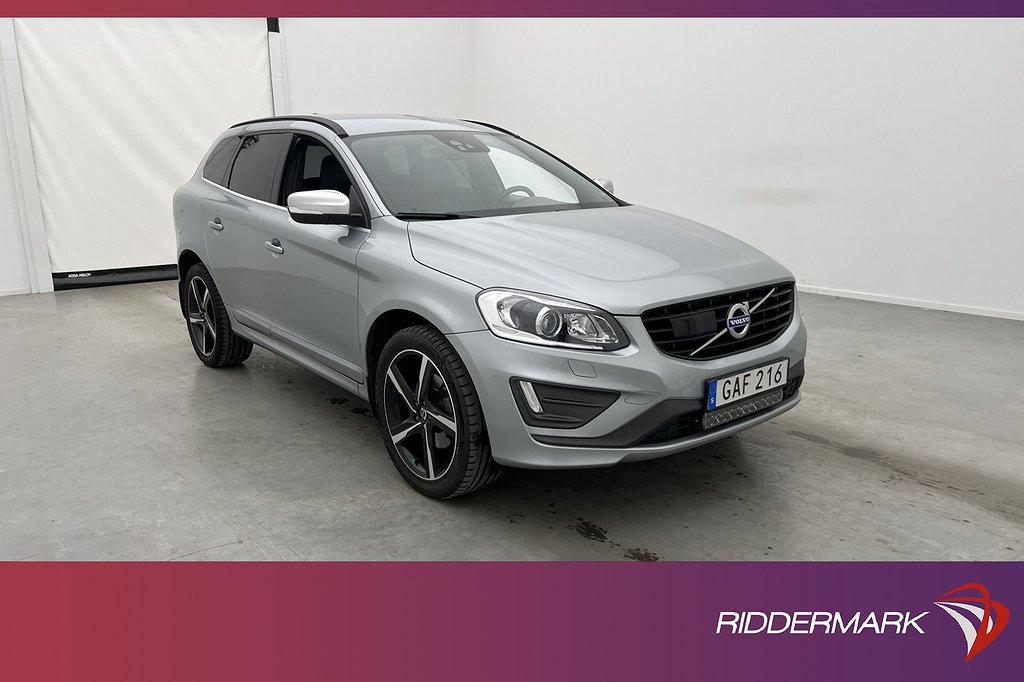 Volvo XC60 D5 AWD R-Design VOC D-Värm Skinn Navi BLIS Drag