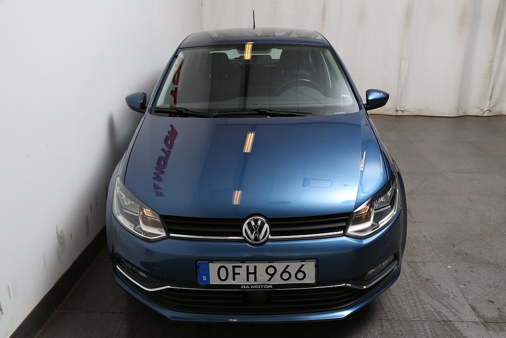 Volkswagen Polo 1,2 TSI 90hk Base 5D Bluetooth 2017