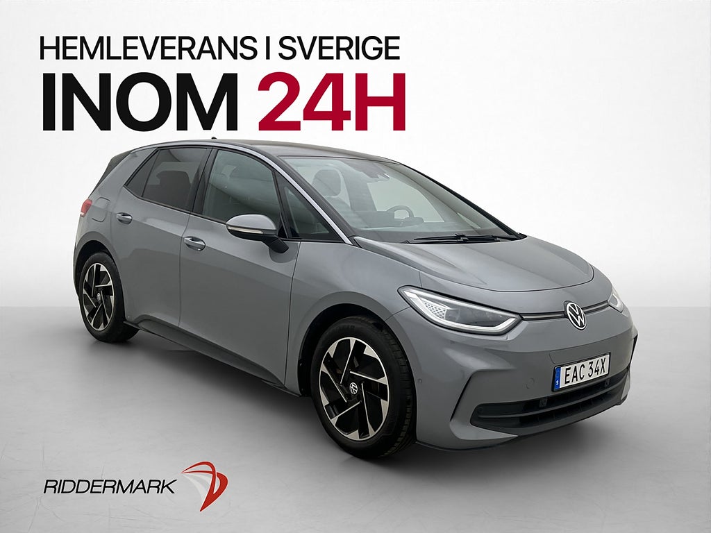 Volkswagen ID.3 Pro Performance Navi Kamera Värmepump Drag
