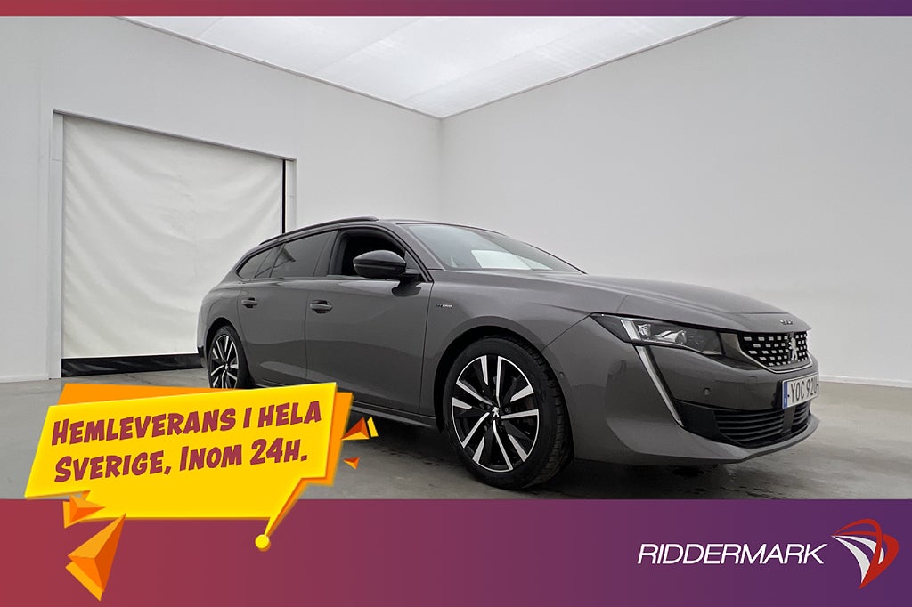 Peugeot 508 SW Hybrid 224hk GT Cockpit Kamera Navi Dragkrok