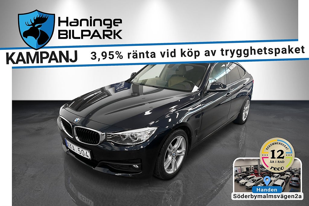 BMW 320D Gran Turismo/SUPERDEAL 3.95%/KAMKEDJA/BLUETOOTH/DRAG
