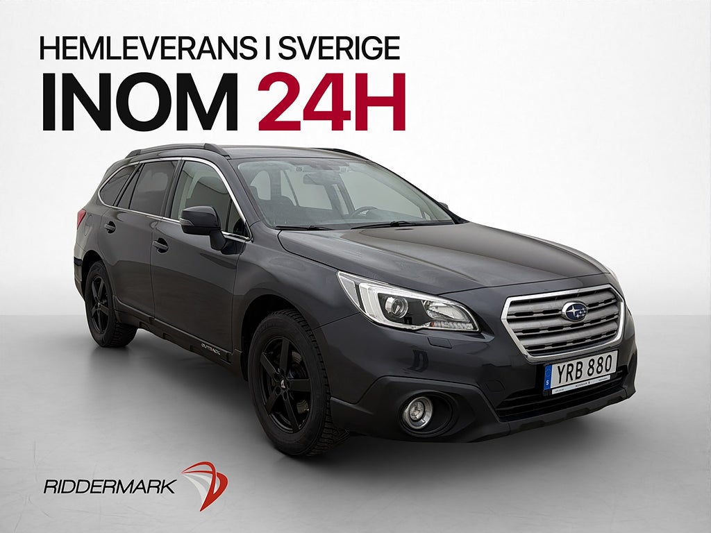 Subaru Outback 2.0 4WD 150hk Kamera Skinn Rattvärme Dragkrok