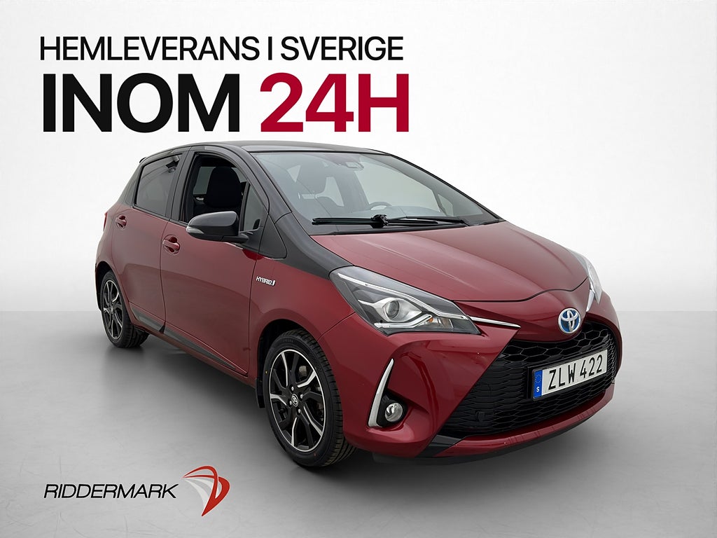 Toyota Yaris Hybrid 101hk Selection Pano M/K-Värmare Kamera