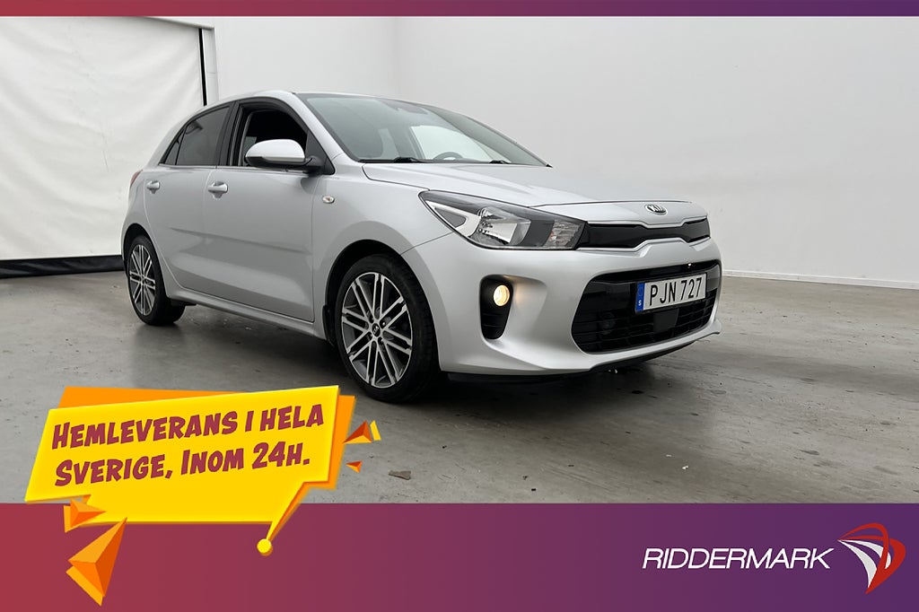 Kia Rio 1.2 CVVT Backkamera Navi Rattvärme CarPlay 1-Ägare