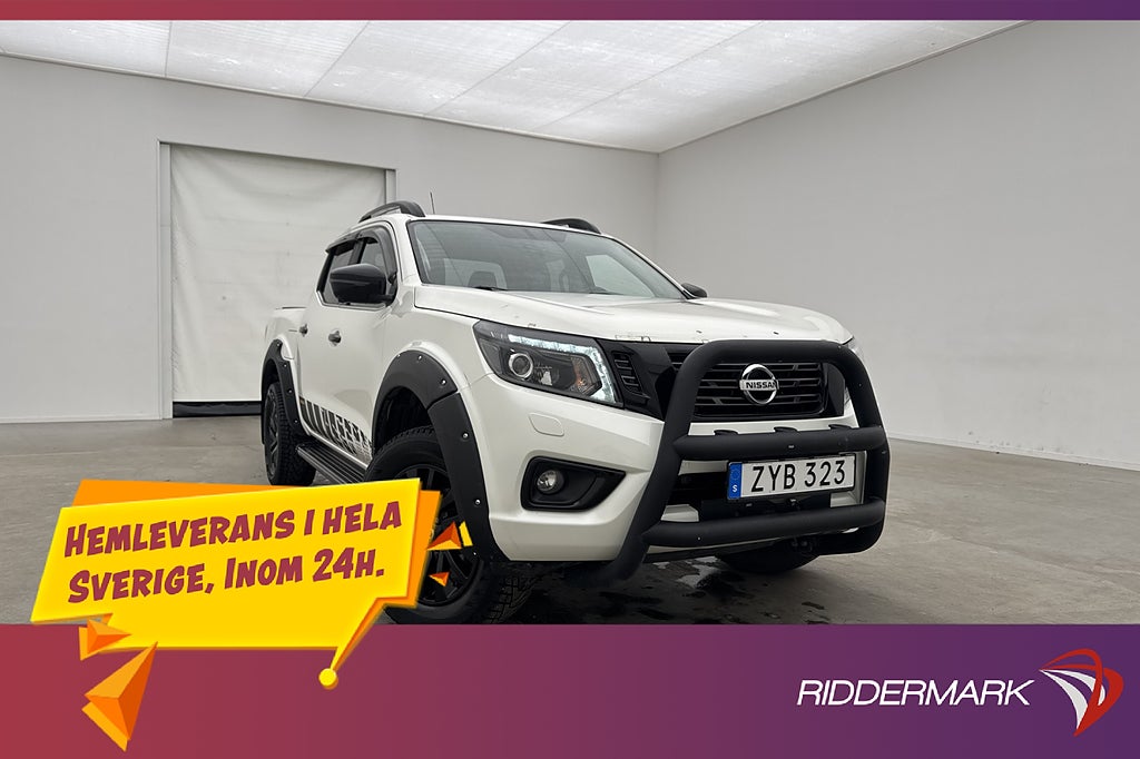 Nissan Navara N-Guard 2.3dCi 4WD Dragkrok Skinn 360° Moms