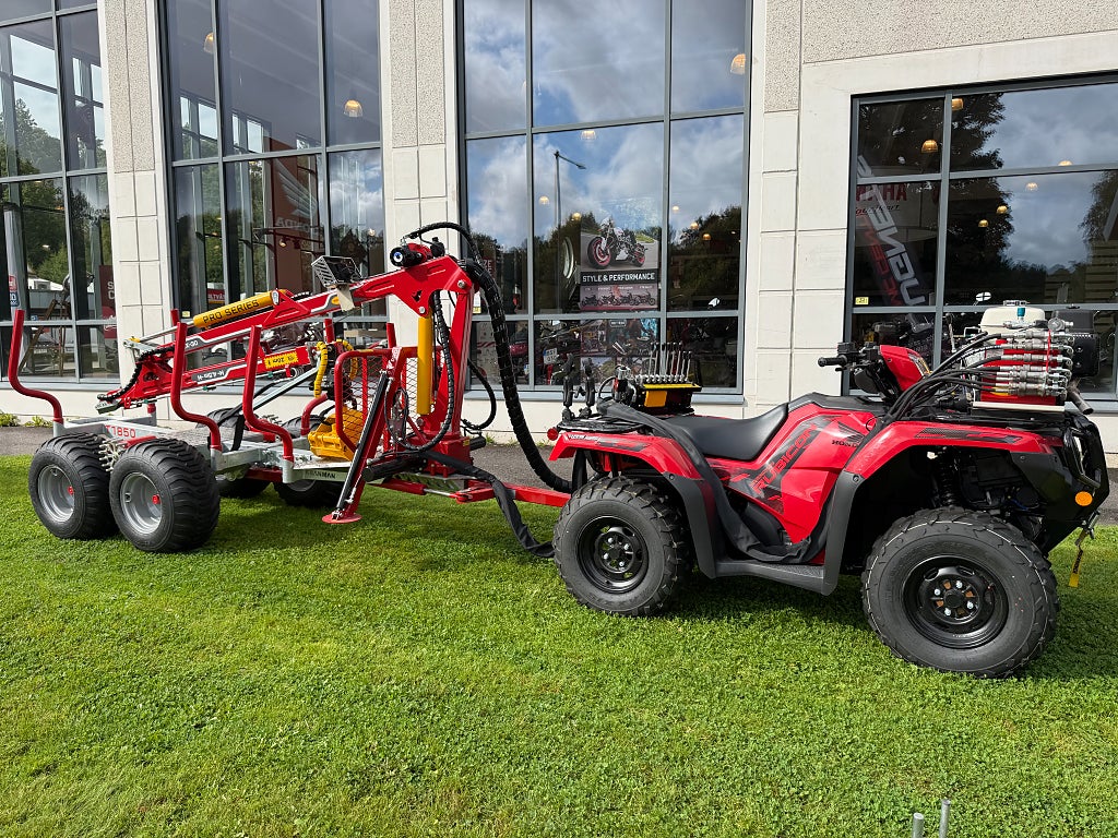 Honda TRX520 Rubicon Discover + Kranman T1850 Pro Modell 