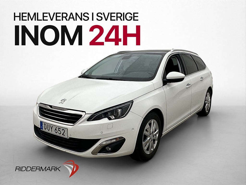 Peugeot 308 1.6 Blue HDi 120hk Allure Drag Pano Sensorer