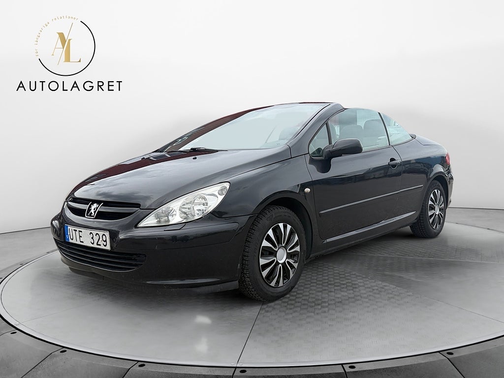 Peugeot 307 CC 2.0 Cabriolet Kamrembytt Nybes Fullserv 136hk