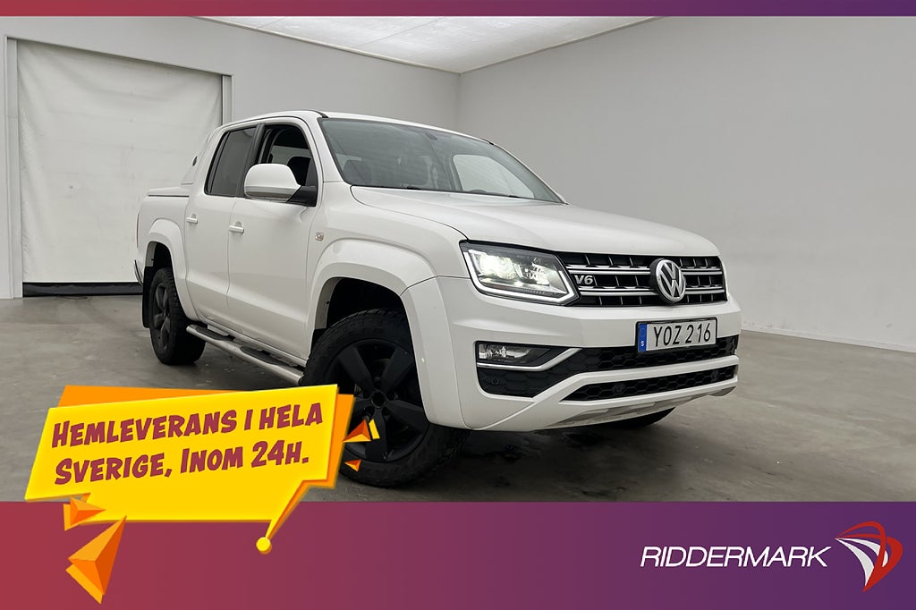 Volkswagen Amarok Aventura 3.0 4M Värm LED Drag CARPLAY Moms