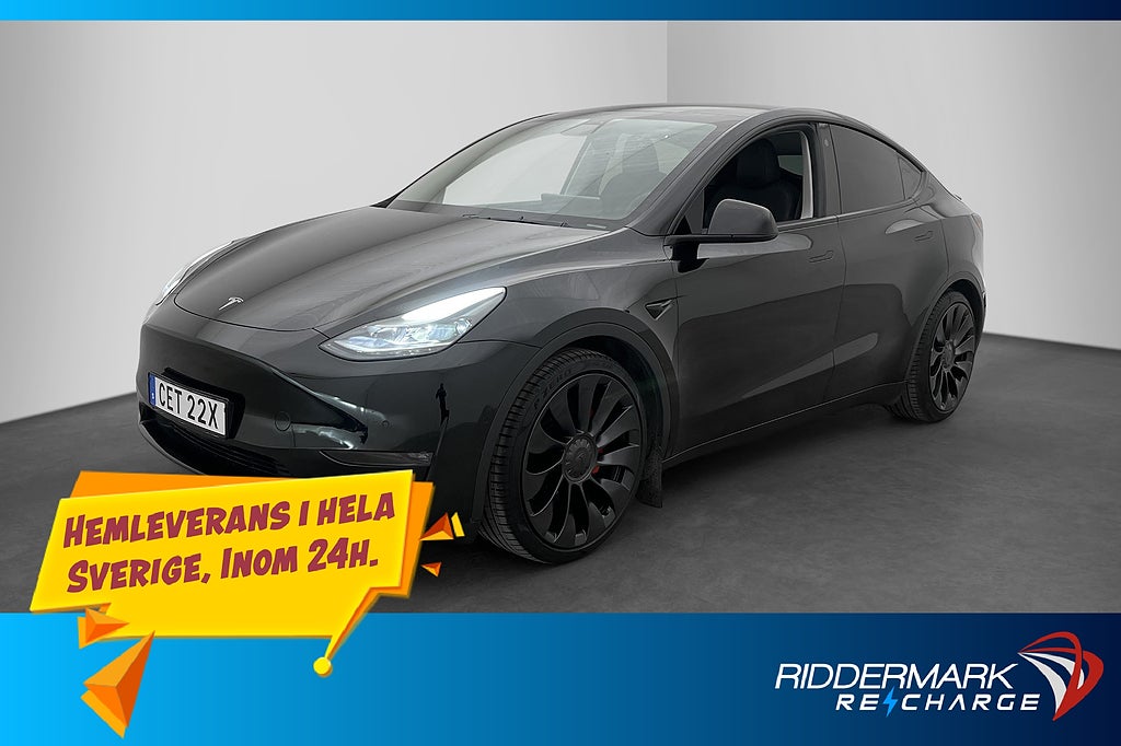 Tesla Model Y Performance Autopilot Rattvärme Sv.Såld