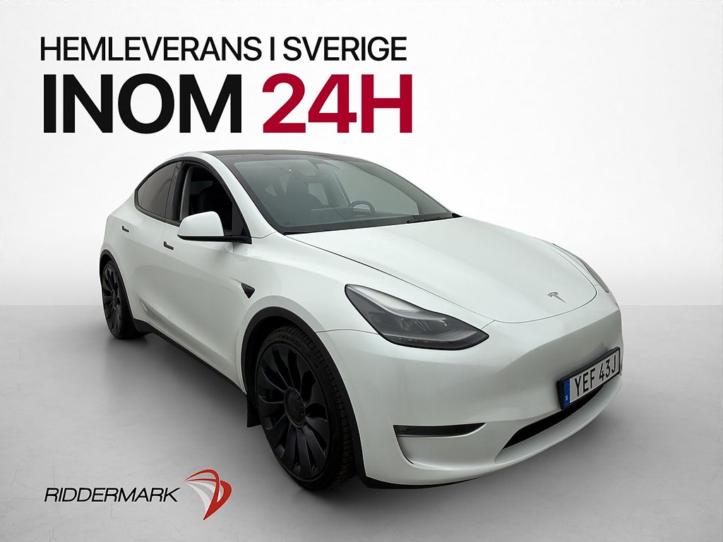 Tesla Model Y Performance AWD Autopilot Pano Rattvärme MOMS