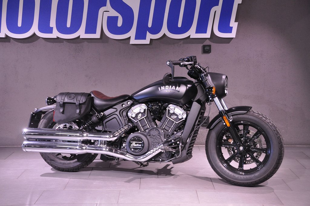 Indian SCOUT BOBBER *NYSKICK, LÅGMIL*