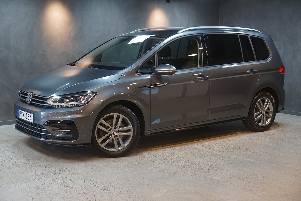 Volkswagen Touran 1,4 TSI DSG 150HK R-Line 7-Sits Drag