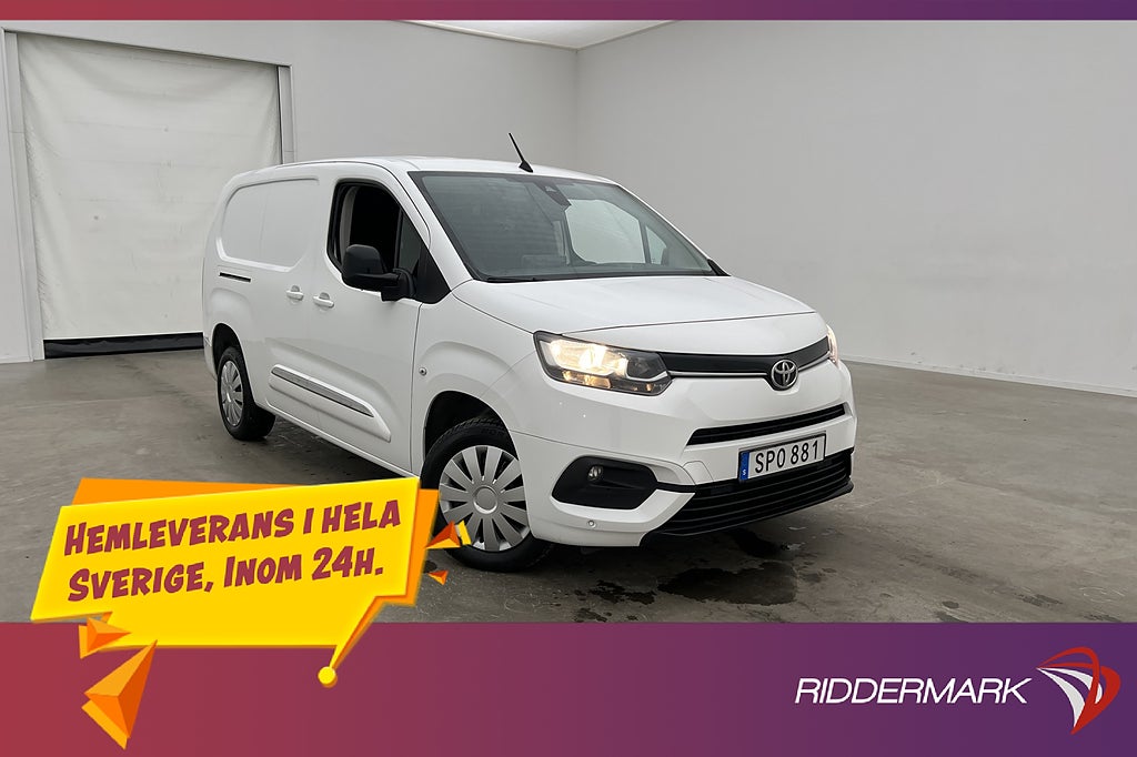Toyota proace-city L2 130hk B-Kamera 3-Sits Bluetooth Moms