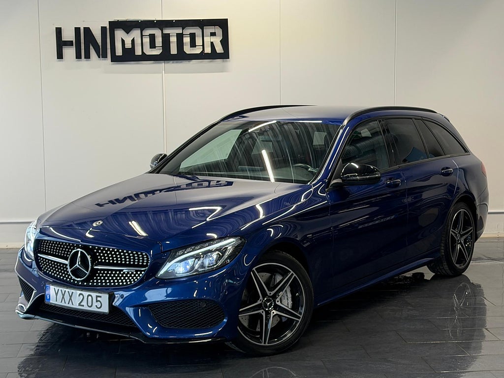 Mercedes-Benz C43 T AMG 4MATIC |SportAvgas|NAVI|BKam|DRAG|Keyless|SvSåld|