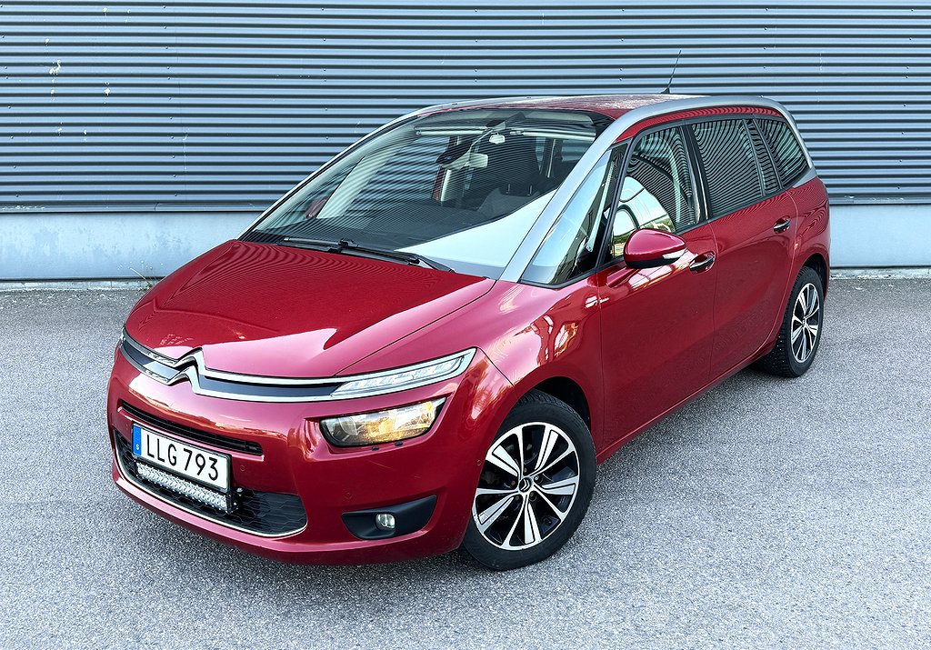 Citroën Grand C4 Picasso 1.6 HDi /NyServ/NyBes/7-Sits/B-kam/