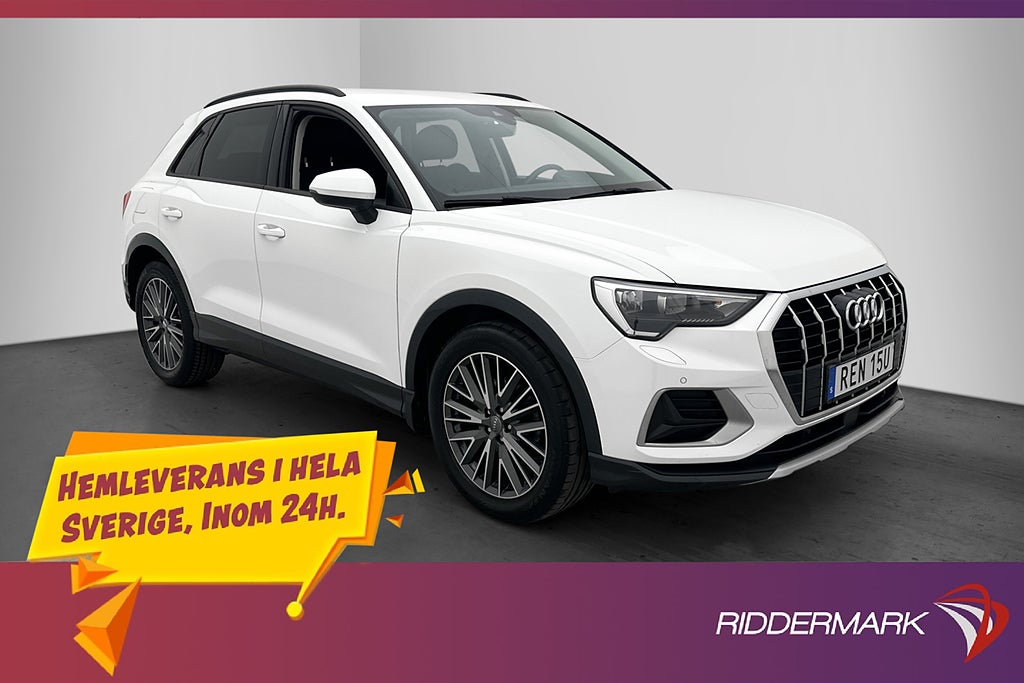 Audi Q3 35 TFSI 150hk Proline Cockpit Sensorer Farthållare