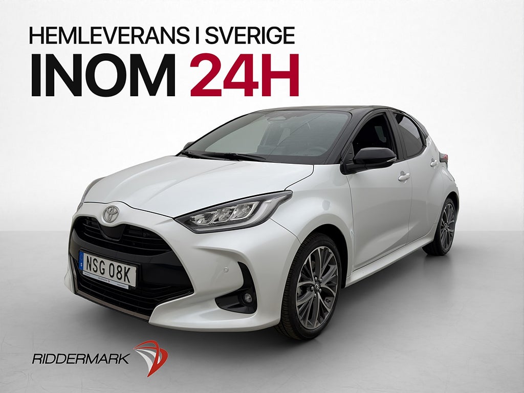 Toyota Yaris Hybrid CVT 130hk Kamera Adapt Rattvärm