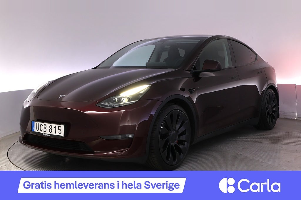 Tesla Model Y Performance Uppg. Autopilot Panorama Drag