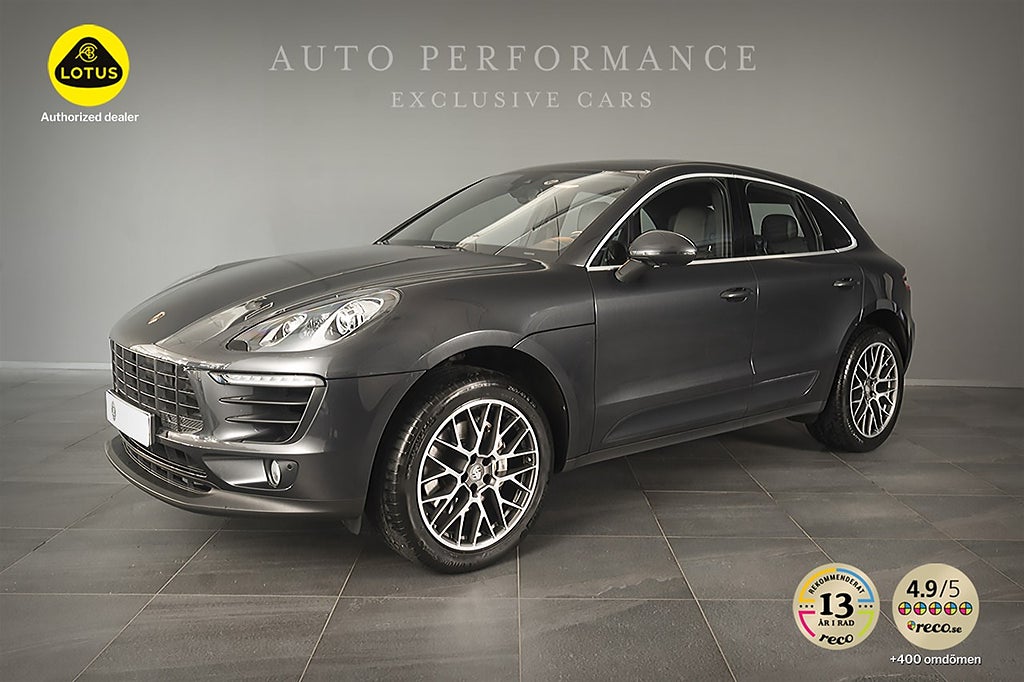 Porsche Macan S 340hk Dragkrok Panorama / Hemleverans /