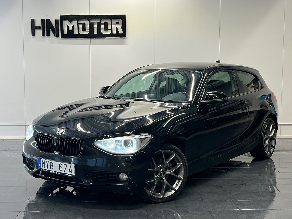 BMW 118d 3-Dörrars |2Brukare|H/K|Värmare|NyServ|NyBess|